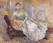 Berthe Morisot The girl on the bench china oil painting artist